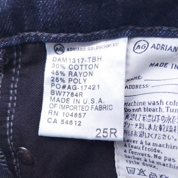 Adriano Goldschmied The Ballad Slim Boot Jeans Women's Sz 25R - Picture 4 of 14